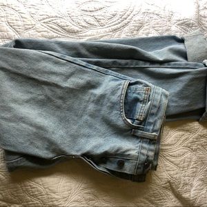 Brandy Melville high waisted light wash denim